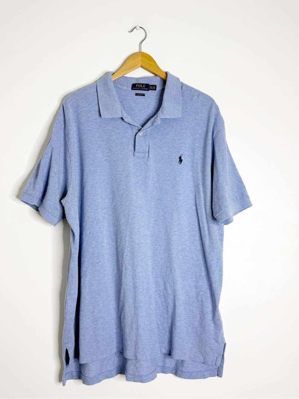 Polo Ralph Lauren Men’s XXL Classic Fit Blue Short Sleeve Polo Shirt Pony Logo